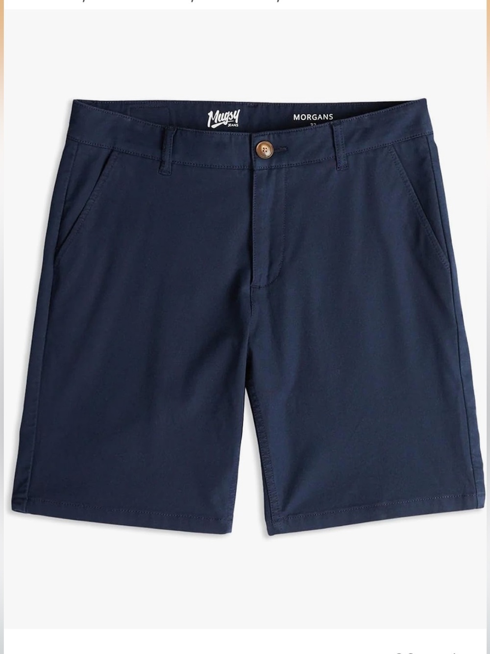🔥MUGSY The Morgans Navy
Blue Chino Stretch Shorts - Men's
SZ 36🔥